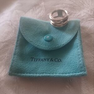 Tiffany & Company Wide Zig Zag Band Ring, SS